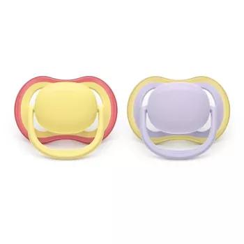 Sucette Philips Avent Ultra Air 0-6 mois, lot de 2, fille