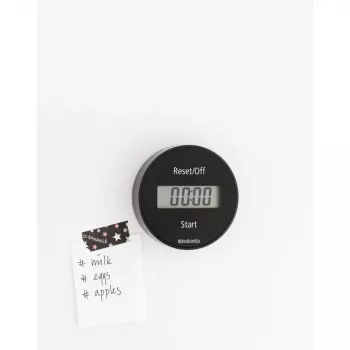 Minuteur de cuisine Brabantia avec aimant, gris foncé
