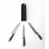 Ensemble bloc couteaux Brabantia Tasty+ pour tiroir, gris foncé, 3 couteaux