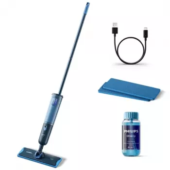 Nettoyeur de sols durs électrique sans fil Philips OneUp Series 3000, Deep Blue