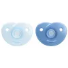 Sucette Philips Avent Soothie en silicone avec bouclier en silicone, 0-6 mois, lot de 2
