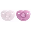 Sucette Philips Avent Soothie en silicone avec bouclier en silicone, 0-6 mois, lot de 2