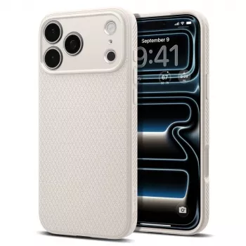 Coque Spigen Liquid Air iPhone 17 Pro Max / 18 Pro Max Natural Titanium
