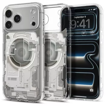 Coque SPIGEN Ultra Hybrid MagSafe iPhone 17 Pro Max / 18 Pro Max Zero One Natural Titanium
