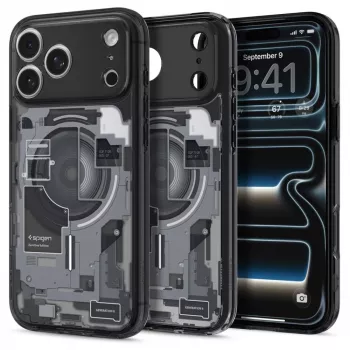 Coque SPIGEN Ultra Hybrid MagSafe iPhone 17 Pro Max / 18 Pro Max Zero One noire