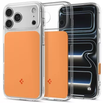 Coque Spigen Ultra Hybrid T Mag MagSafe pour iPhone 17 Pro Max / 18 Pro Max - Orange brillant