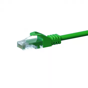 Câble patch réseau DSIT CAT 5e U/UTP, 7,5 m, vert, CCA, RJ45 DC-C53-075