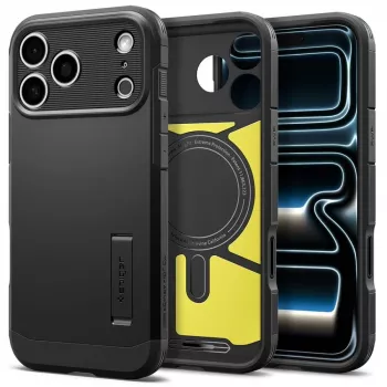 Coque Spigen Tough Armor T MagSafe pour iPhone 17 Pro Max / 18 Pro Max - Noire