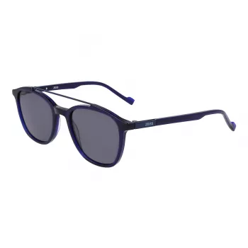 Lunettes de soleil rectangulaires homme ZEISS ZS22518S-415, noires/grises, 52-20-145