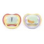 Sucette Ultra Air Night Philips AVENT 0-6 mois, lot de 2, phosphorescente