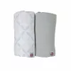 Lange en coton Lodger Swadler Solid Matcha, Peppermint/Blue Fogg, 110x110 cm, lot de 2