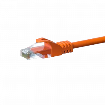 Câble réseau DSIT CAT5e, U/UTP, 0,50 m, orange, 100 % cuivre (DC-56-005)