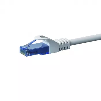 Câble réseau Ethernet DSIT CAT6a U/UTP, 100 % cuivre, 1,5 m, blanc DC-U6A2-015