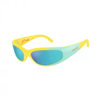 Lunettes de soleil rectangulaires unisexes Arnette AN4302-30201U, monture noir mat, verres gris foncé, 62-16-125 mm