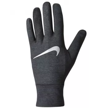 Gants de course femme Nike Dri-FIT Fleece gris M/L