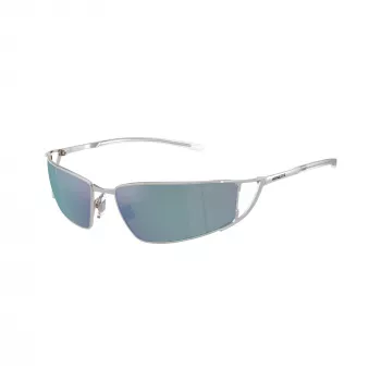 Arnette AN3093 736-Y7 Lunettes de soleil rectangulaires homme, monture noir mat, verres gris foncé, 64mm