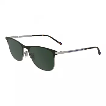 Lunettes de soleil homme ZEISS ZS25163S-326, monture noire, verres gris, 55-18-145