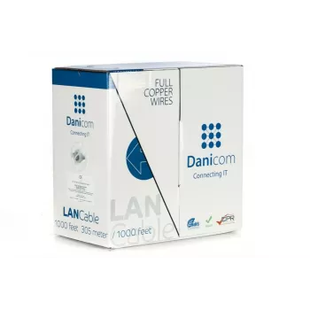 Câble en vrac DSIT DANICOM CAT5E UTP 305 m PVC (Fca) DC-UTP5E-305-FCA