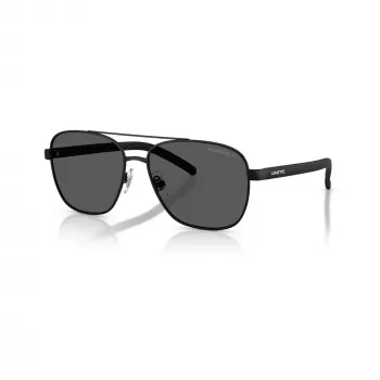 Lunettes de soleil polarisées homme Arnette AN30877538359, monture noir mat, verre gris, 59/18/145 mm