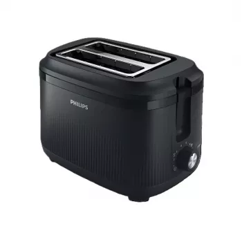 Grille-pain Philips Daily Collection HD2511/90, 830 W, 2 fentes, noir
