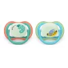 Sucette Philips Avent Ultra Air Night 6-18 mois, lot de 2, garçon, phosphorescente