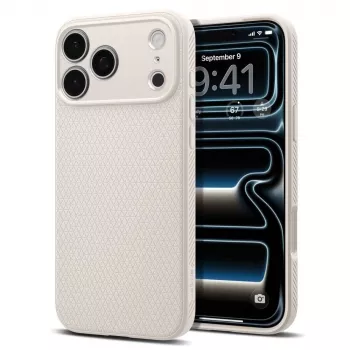 Coque Spigen Liquid Air pour iPhone 17 Pro / 18 Pro - Natural Titanium