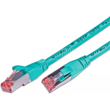 Câble réseau S/FTP CAT6 Wirewin 0,25 m turquoise (PKW-PIMF-KAT6 0.25 TK)