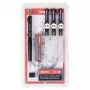 ARISTO mg1 pro College ensemble de stylos techniques, 3 stylos 0,35 / 0,50 / 0,70 mm, 6 pièces (AR64311)