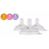 Philips Avent Natural Response ensemble de tétines en silicone pour biberons (pack de 3, débit 3, 1+ mois)