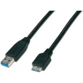 Câble Wirewin USB 3.0 A vers Micro-B 1,8 m noir USB 3.0 A-MB MM 1.8 SW