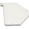Cache rail DIN Wirewin WKS droit - cache en plastique pour support rail DIN keystone, gris clair