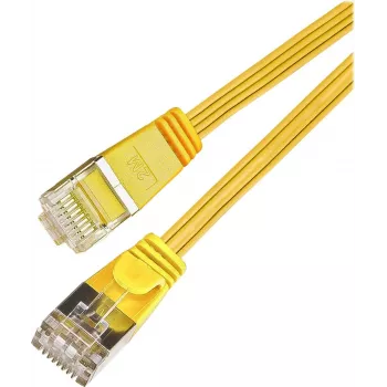 Câble patch SLIM Wirewin Cat.6, STP(PIMF), 0,75 m, jaune (PKW-STP-SLIM-KAT6 0.75 GE)