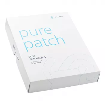 Câble de raccordement Light 10 Gigabit Wirewin SLIM KAT6A, 0,25 m, U/FTP, Ø 3,8 mm, jaune, pack de 50 (SLIM-LS-K6A 0.25 YE 50)
