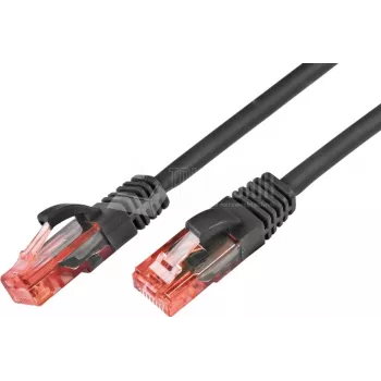 Câble de raccordement Wirewin PKW-UTP-KAT6 5.0 SW Cat6 U/UTP, 5 m, noir