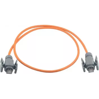Câble de raccordement industriel Wirewin Cat6A S/FTP PUR, 10 m, orange, IP67 RJ45 PKW-I2-SF-K6A-PUR 10.0 OR