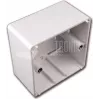 Cadre en saillie Wirewin pour prises de données, blanc pur RAL 9010 (TKS-APR WS)