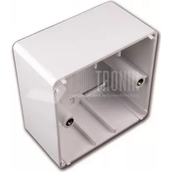 Cadre en saillie Wirewin pour prises de données, blanc pur RAL 9010 (TKS-APR WS)