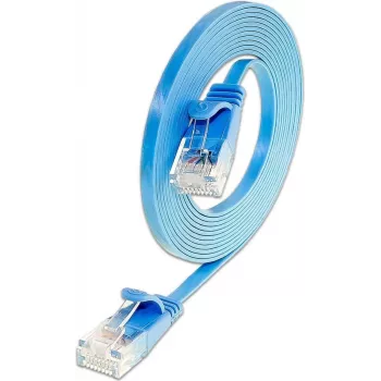 Câble de raccordement Slim Cat.6 Wirewin SLIM U6 2 BL, U/UTP, 2,0 m, bleu (PKW-SLIM-KAT6 2.0 BL)
