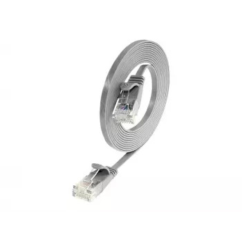 Câble de raccordement Slim Cat.6 U/UTP Wirewin PKW-SLIM-KAT6 25.0, 25 m, gris