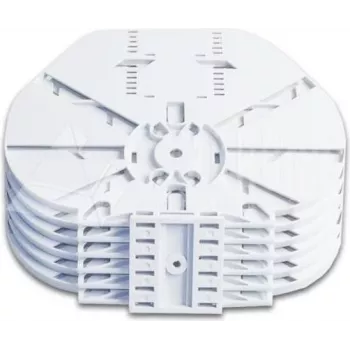 Module d'épissure Optotec FOCUS-SAMR-HD4-12H pour boîtiers LFC, 4 cassettes d'épissure Single Reduced (CTR), max. 48 fibres, FTTx