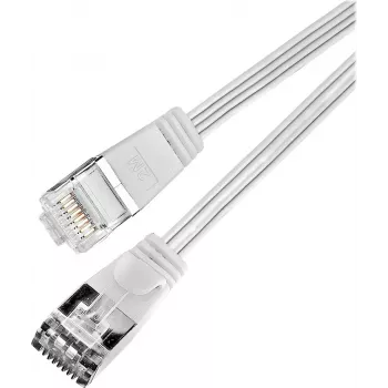 Câble patch Ethernet slim Cat.6 STP (PIMF) Wirewin SLIM S6, 1,5 m, gris PKW-STP-SLIM-KAT6 1.5