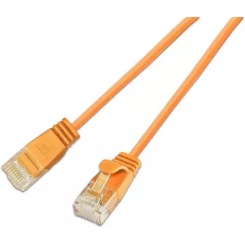 Câble patch Light Wirewin SLIM KAT6A 10 Gigabit rond, U/UTP, Ø 3,6 mm, orange (SLIM-L-UU-K6A 0.25 OR)