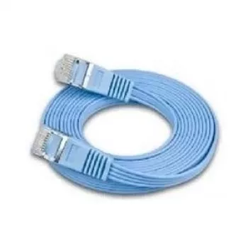 Câble de brassage Slim Cat 6 U/FTP Wirewin Triotronik, 20 m, RJ-45 mâle vers mâle, bleu PKW-STP-SLIM-KAT6 20.0 BL