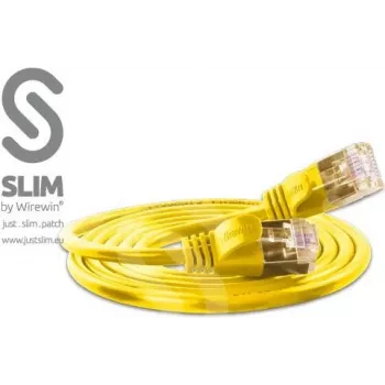 Câble de brassage Cat6 F/UTP Wirewin Triotronik 1 m RJ-45 mâle vers mâle Gigabit Ethernet PKW-LIGHT-STP-K6 1.0 GE