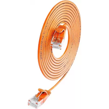 Câble de brassage Slim-Light Cat.6 Wirewin SLIM UL6 1.5 OR, U/UTP, 1,5 m, orange PKW-LIGHT-K6 1.5 OR