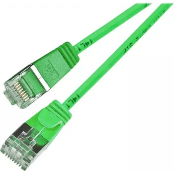 Câble de brassage Ethernet blindé Cat6 Wirewin Triotronik PKW-LIGHT-STP-K6 0.5 GN, RJ-45 mâle vers mâle, 0,5 m, vert