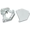 Wirewin WKS kit rail DIN – support de montage sur rail DIN pour keystone jack, plastique, gris