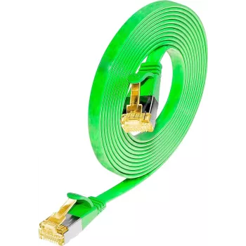 Câble patch Ethernet Slim Cat6a U/FTP Wirewin, RJ-45, 0,25 m, vert PKW-STP-SLIM-K6A 0.25 GN