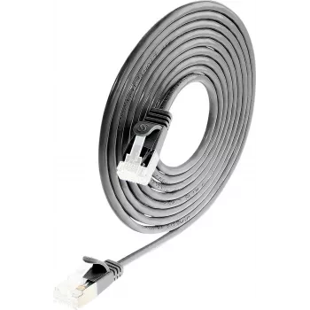 Câble patch rond Light U/FTP Cat 6a Wirewin, noir, 0,1 m, câble fin flexible pour applications spéciales PoE (PKW-LIGHT-STP-K6A 0.1 SW)