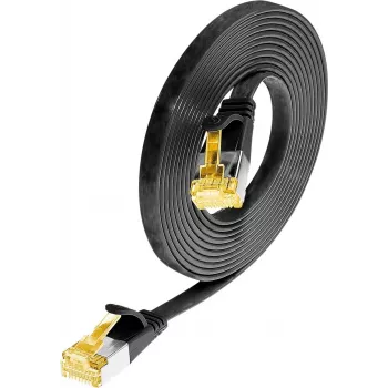 Câble patch Slim Cat6a U/FTP Wirewin RJ45 1,5 m noir PKW-STP-SLIM-K6A 1.5 SW